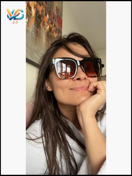 Retro Square Sunglasses Gradient Lens UV400 Protection Classic Design Unisex main image 4